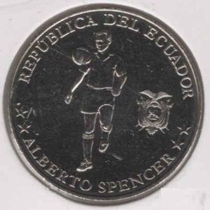 Ecuador 25 Centavos 2023 Alberto Spencer