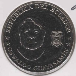 Ecuador 25 Centavos 2023 Oswaldo Guayasamin