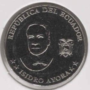 Ecuador 5 Centavos 2023 Isidro Ayora