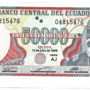 Ecuador 50000 Sucres 1999