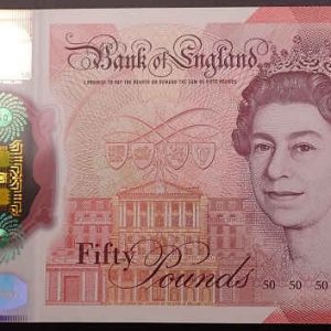 Great Britain 50 Pounds 2020 (2021)