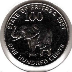 Eritreia 100 Cents 1997