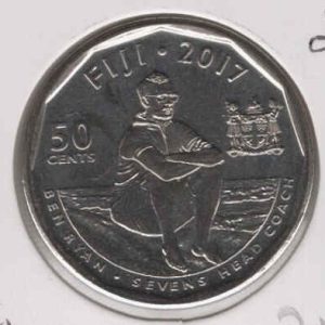 Fiji 50 Cents 2017 Rugby 7