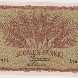 Finland 1 Markkaa 1963