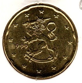 Finland 20 Cents 1999