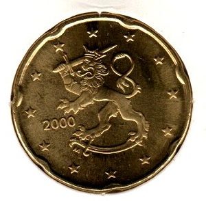 Finland 20 Cents 2000