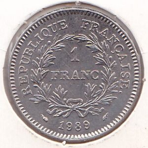 France 1 Franc 1989