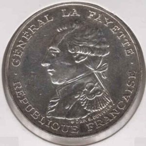 France 100 Francs 1987 General Lafayette
