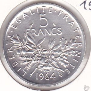 France 5 Francs 1964