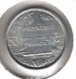 French Polynesie 50 Centimes 1965