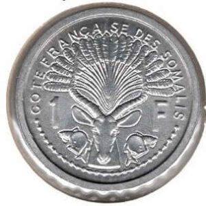 French Somalia 1 Franc 1959