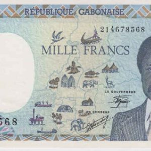 Gabon 1000 Francs 1990