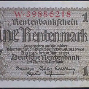 Germany 1 Rentemark 1937