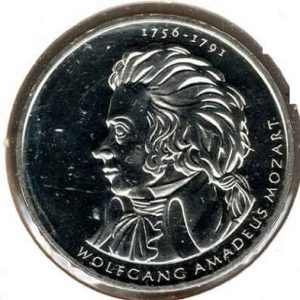Germany 10 Euro 2006 D Mozart
