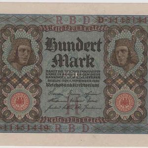 Germany 100 Marks 1920