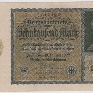 Germany 10000 Marks 1922