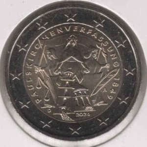 Germany 2 Euro 2024 D - Construction of São Paulo Church