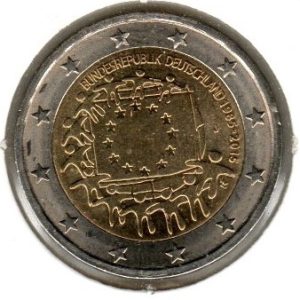 Germany 2 Euro 2015 J - 30 Years Europe