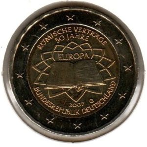 Germany 2 Euro 2007 G - Treaty Rome