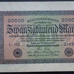 Germany 20.000 Marks 1923