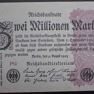 Germany 2 Million Marks 1923