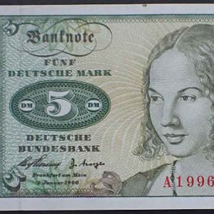 Germany 5 Marks 1960