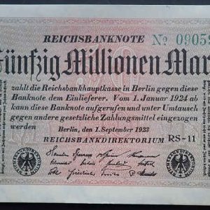 Germany 50 Million Marks 1923