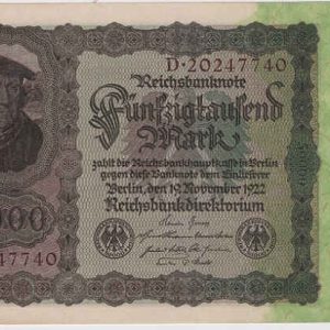 Germany 50000 Marks 1922