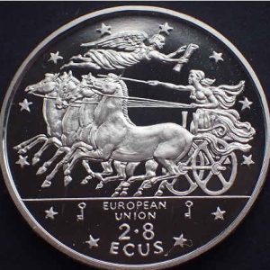 Gibraltar 2 Pounds 2,8 ECUS 1994