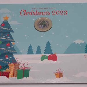 Gibraltar 2 Pounds 2023 Christmas
