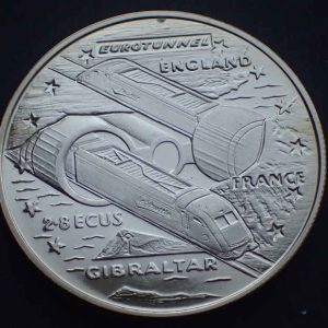 Gibraltar 2,80 Euro 1993 Eurotunnel