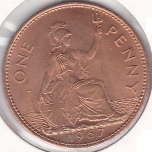 Great Britain 1 Penny 1967