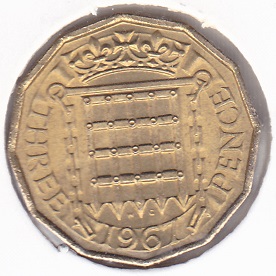 Great Britain 3 Pence 1967