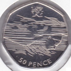 Great Britain 50 Pence 2011 Swimming