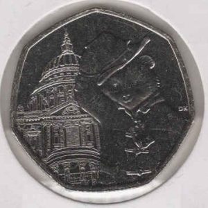 Great Britain 50 Pence 2019 Paddington Bear