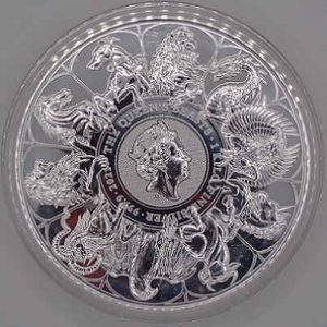 Great Britain 500 Pounds 2021 1 Kilo of Silver