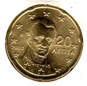 Greece 20 Cents 2002
