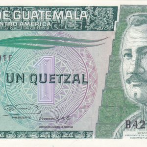 Guatemala 1 Quetzal 22 Jan 1992