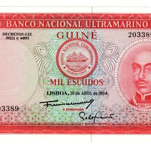 Guinea Bissau 1000 Escudos 30 Apr 1964