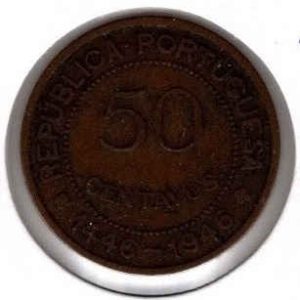 Guinea Bissau 50 Centavos 1946