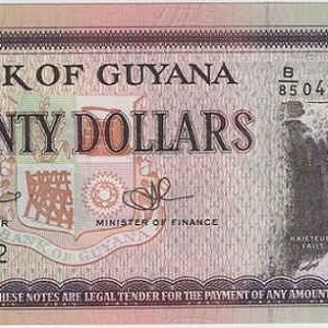 Guyana 20 Dollars (1996)