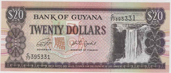 Guyana 20 Dollars (2006)
