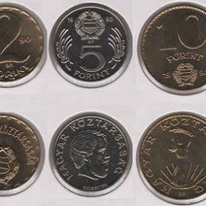 Hungria 1990 Transitional Coinage Set