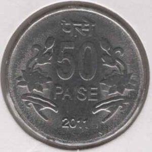 India 50 Paise 2011