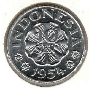 Indonesia 10 Sen 1954