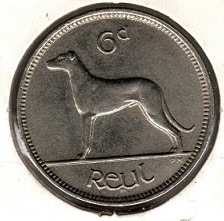 Ireland 6 Pence 1935