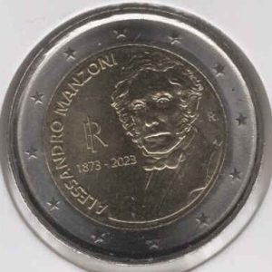 Italy 2 Euro 2023 Alessandro Manzoni