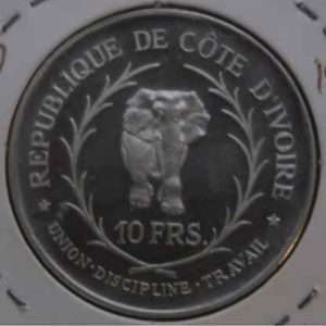 Ivory Coast 10 Francs 1966