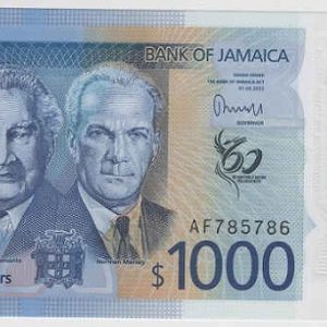 Jamaica 1000 Dollars 2022