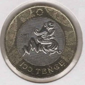Kazakhstan 100 Tenge 2022 Winged Irbis